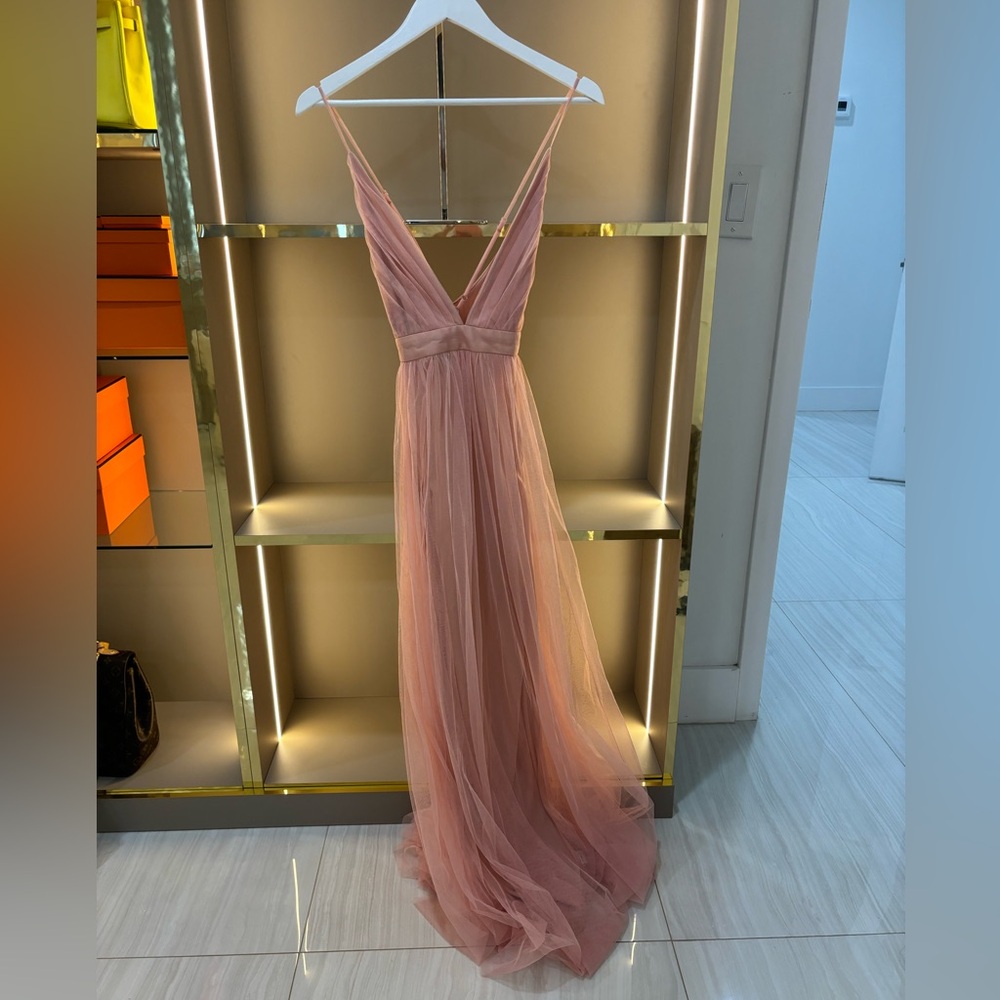 Pink maxi dress